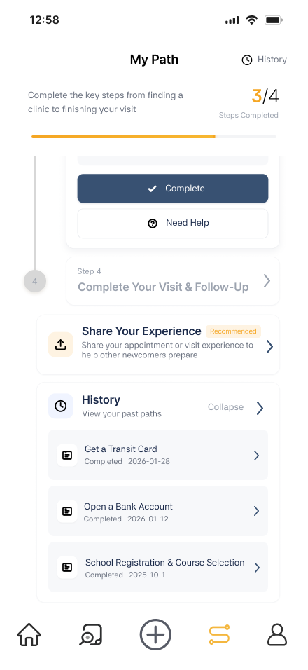 Link-Lab My Path History 完整界面